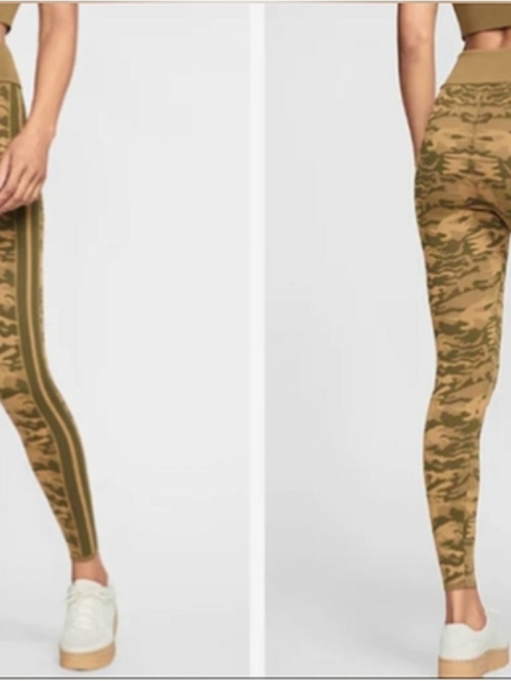Nike Women’s Camo Leggings & Tank Set - Tan & Olive - Picture 4 of 4